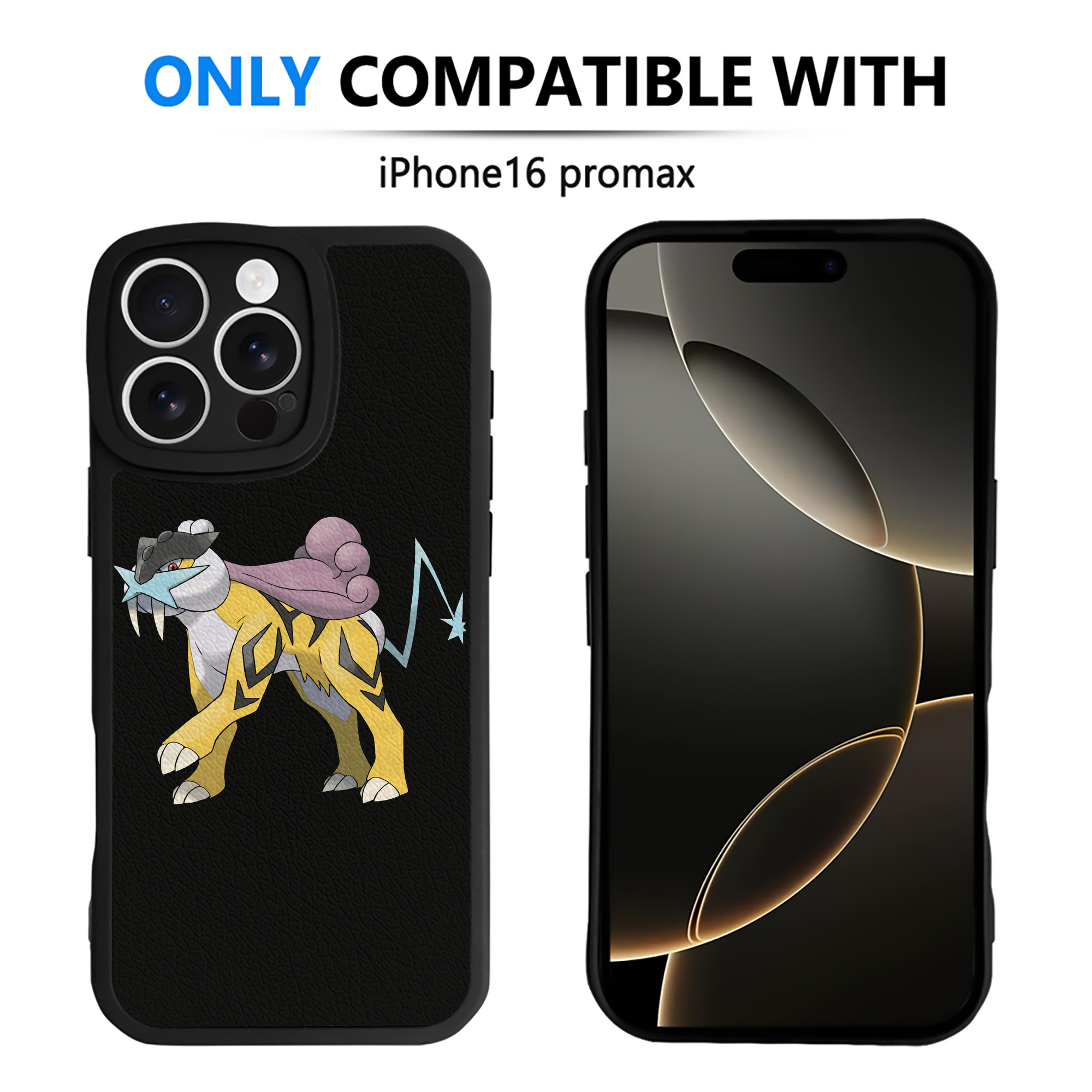 （画像用） ポケットモンスター Pokémon 【iPhone 16シリーズ対応】シリコンスマホケース（レザー調） 材質：シリコン